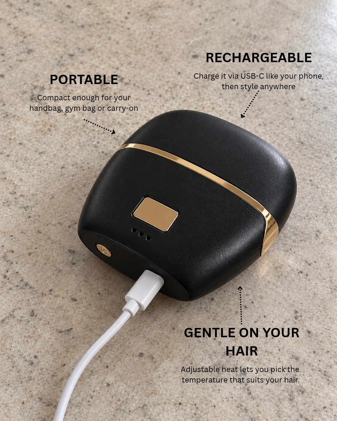 Hairmony Cordless Straightening Brush